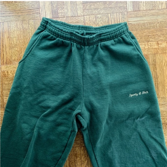 Sporty & Rich green sweatpants - Picture 3 of 4